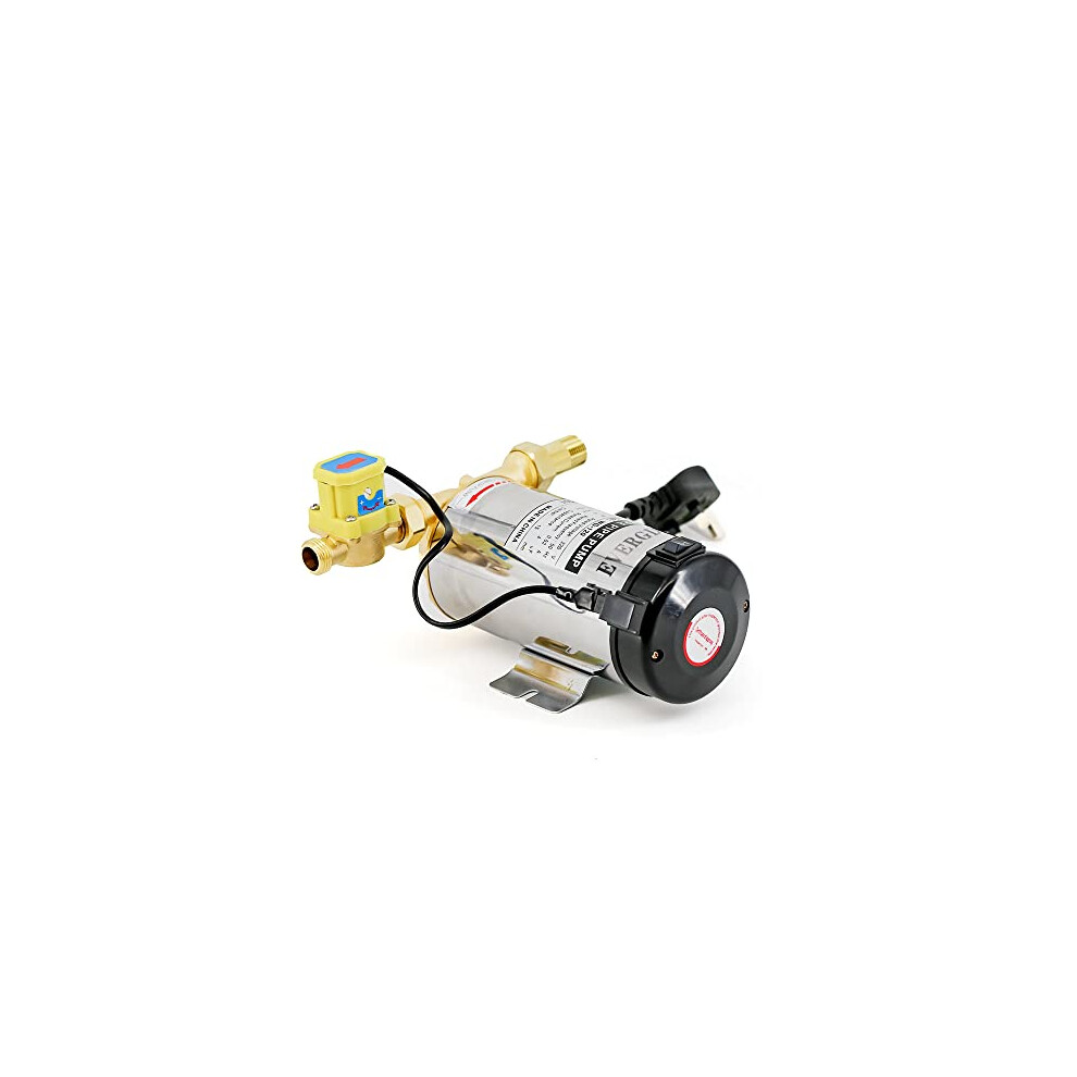 Evergd 120W Automatic Electronic Water Pressure Booster Pump Flow Rate Shower For Home Garden