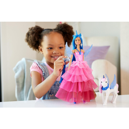 Barbie Barbie Saphir Puppe Mit Einhorn 1