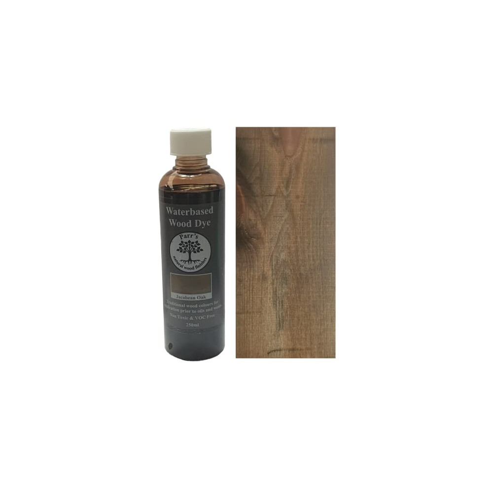 Water Based Wood Dye - Environmentally Friendly Voc Free - For Interior Woodwork - Jacobean Oak - 250Ml 5065013042060