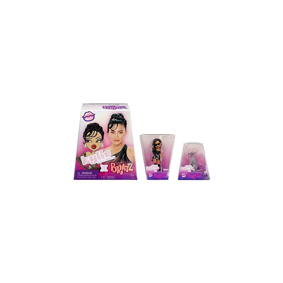 Mini x Kylie Jenner - Series 1-2 Mini Bratz in Each Pack - Blind Packaging Doubles as Display - Collectible Figures for Kids and Collectors Ages 6+