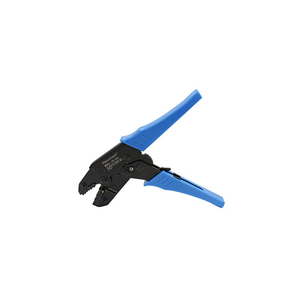 Ratchet Crimper Plier, Hs-30J, Insulated Cable Terminals Crimping Tools, Use For 1-2.5-6 Mmâ² (20-10 Awg), Blue 670534171967