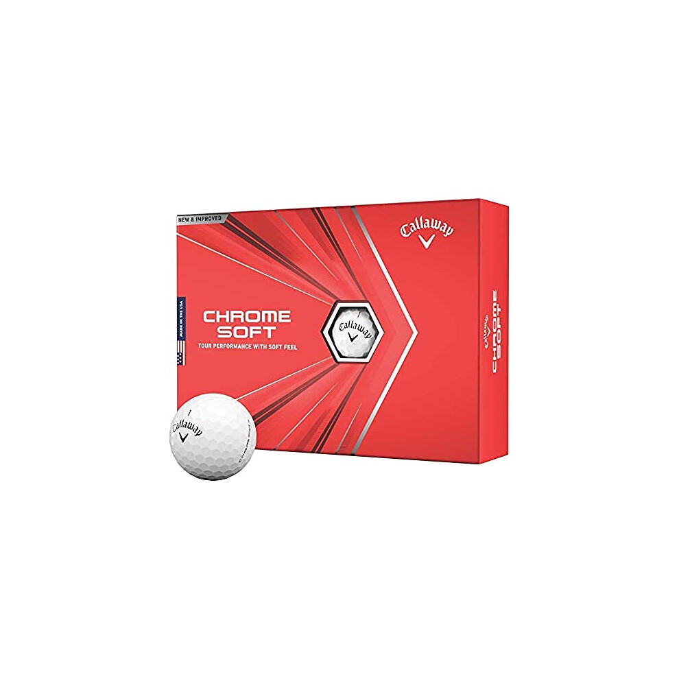 Golf Chrome Soft Golf Balls 2020, White