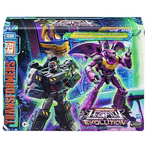 Transformers Transformers Speelgoed Legacy Evolution Miner Megatron & Senator Ratbat 2-Pack, 7-inch, Actiefiguren 1