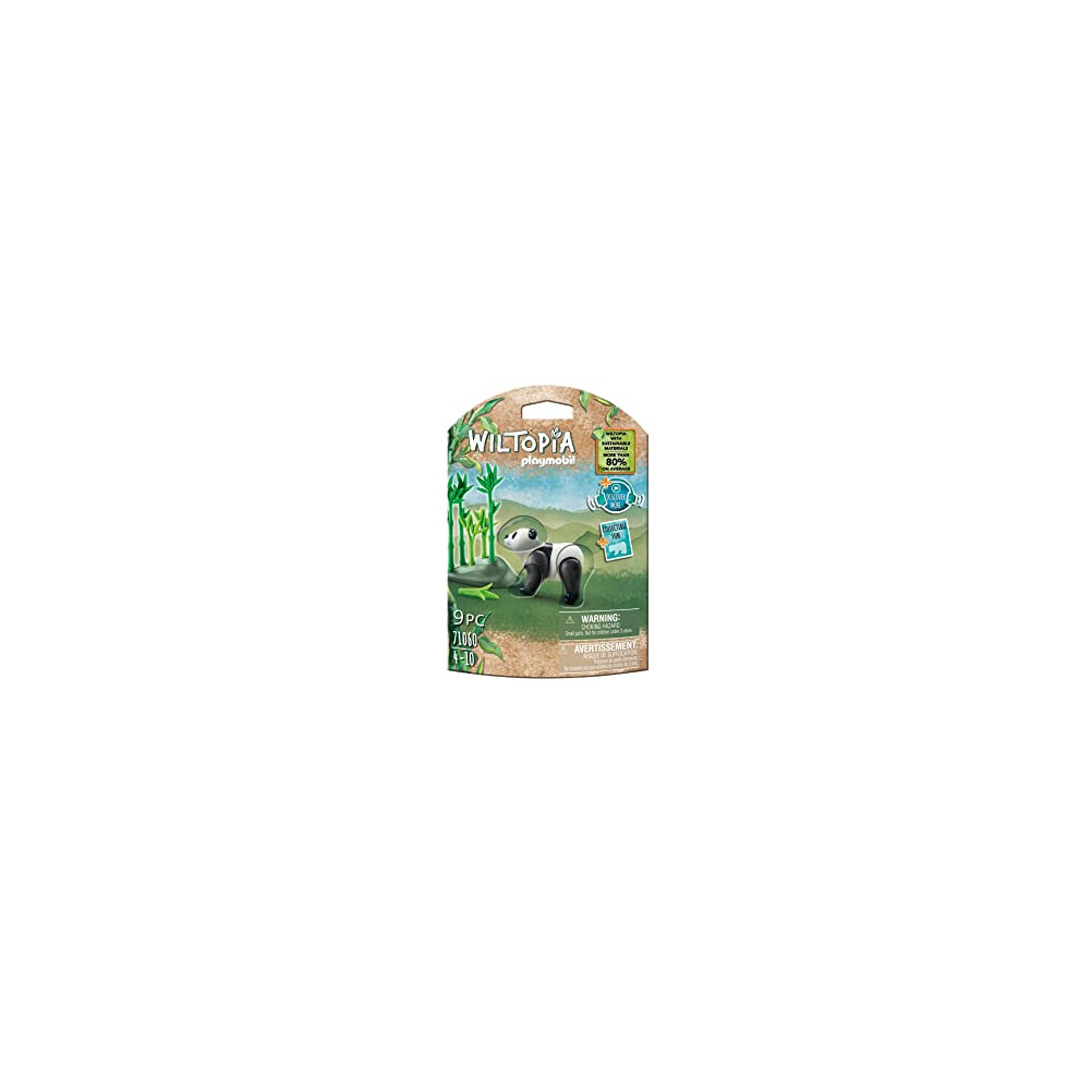Playmobil 71060 Wiltopia Panda, Animal Toy, Sustainable Toys, Fun Imaginative Role-Play, Playsets Suitable For Children Ages 4+