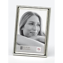 WD069SD Chloe Picture Frame, Silver, 6 x 9 cm, Pack of 2, Portrait Frame