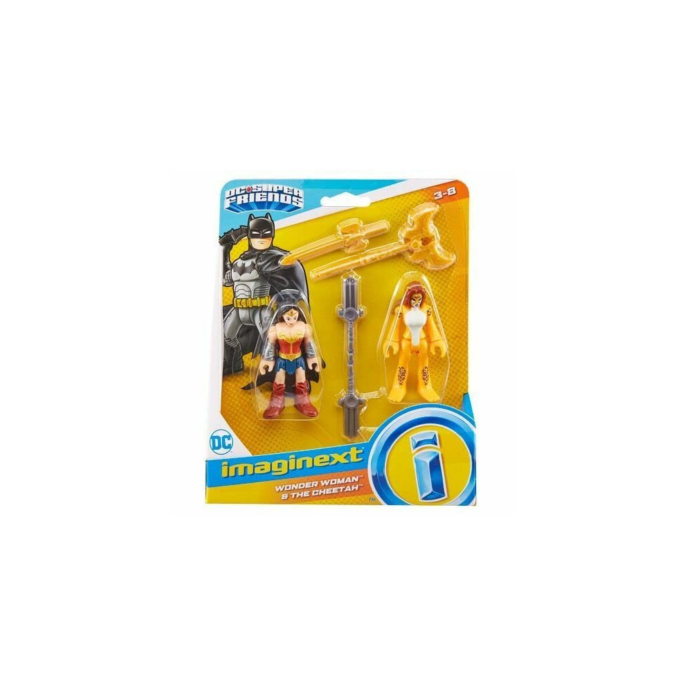 ENVI Fisher Price Dc Super Friends Batman Imaginext (Wonder Woman + The Cheetah)