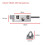 PDL200 Multi-Purpose Door Bolt - Satin Chrome 3