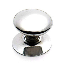 BH06151 (2 Pcs) Door Knob Brass Chrome Plated Victorian 50mm - Pack of 2 Pieces