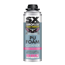 SXFFC500 SX Premium Cleaner, Hand Held Aerosol Spray or with Gun Applicator, Easy Removal of Uncured PU Foam, Integral Sealing Valve and Gasket, 500