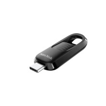 64GB Ultra Slider USB Type-C Flash Drive, USB 3.2 Gen 1 Performance with a Retractable Connector, up to 300 MB/s - Black