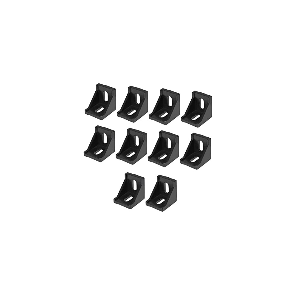 10Pcs Inside Corner Bracket Gusset, 39.8Mm X 39.8Mm Right Angle Bracket Connector For 4040 Series Aluminum Extrusion Profile 656003235989