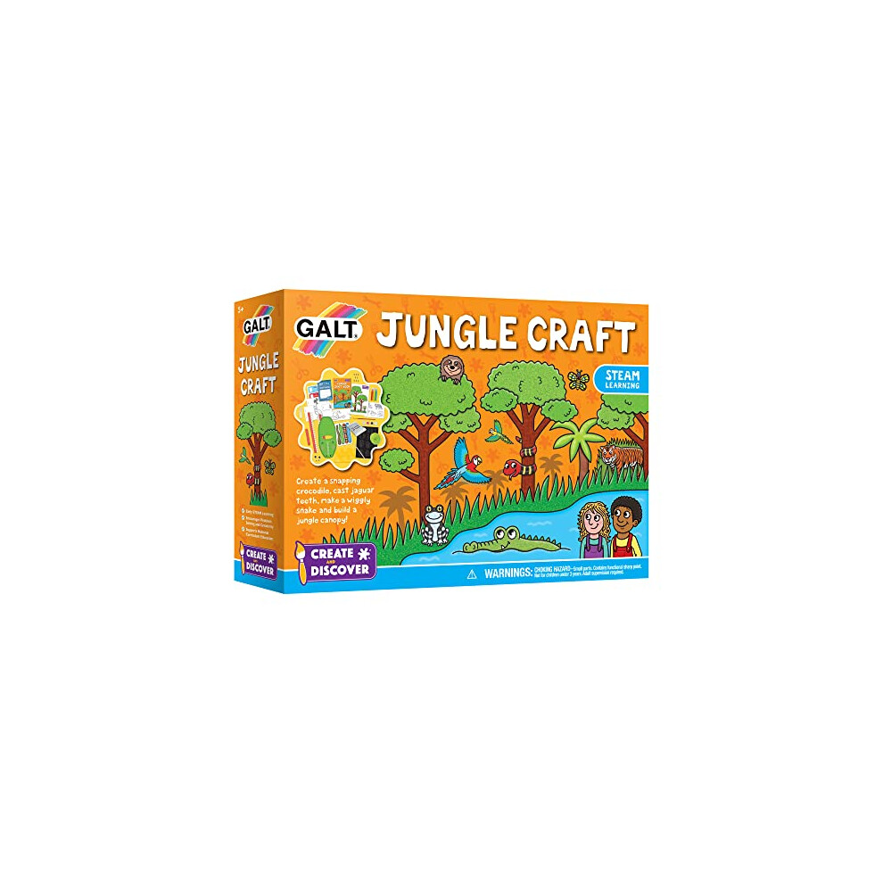 Galt, Jungle Craft, Craft Kit for Kids, Ages 5 Years Plus