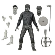 - Universal Monsters Ultimate Wolf Man B&W 7 Action Figure,White