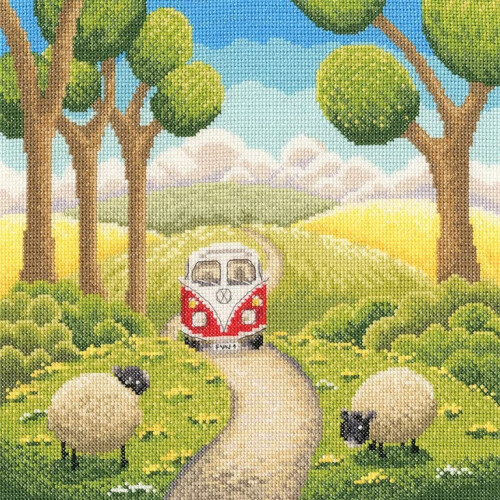 Bothy Threads Cross Stitch Kit - Road Trip