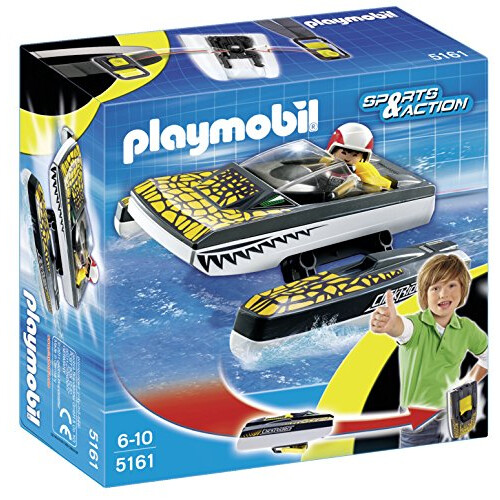 PLAYMOBIL 5161 Click and Go Croc Speedboat