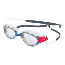 Predator Goggles, UV Protection Swim Goggles, Quick Adjust Swim Goggle Straps, Fog Free Adult Swim Goggle Lenses, Goggle, Ultra Fit, Clear/Grey/Clear