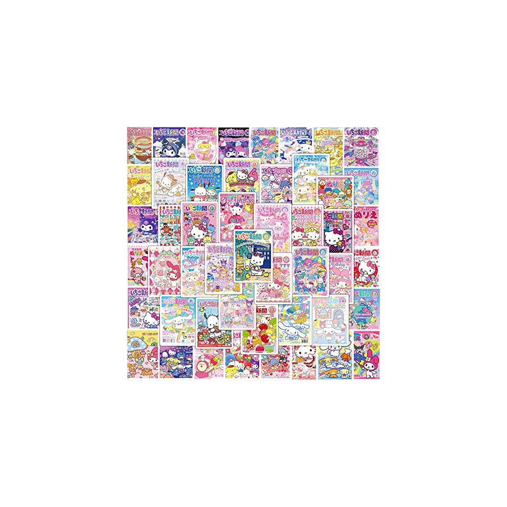 50 Pcs Japanese Anime Stickers for Kids Teens Adults Boys Girls Gift,Stickers Pack for Laptop,Skateboard,Luggage,Car,Bike, Cup,Computer,Water Bottle