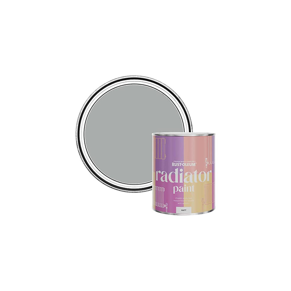 Light Grey Heat Resistant Radiator Paint in Matt Finish - Dove 750ml (SHDRCT1133)
