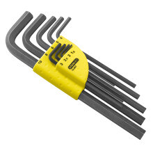 STANLEY - 1-13-976 Llave en L de 1,5 mm a 10 mm de largo - Juego de 9 piezas con estuche