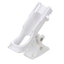 5009W4 Heavy-Duty Adjustable Rod Holder with Combo Mount, White Finish