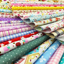 Cotton Craft Fabric Bundle Squares Patchwork Lint DIY Sewing Scrapbooking Quilting Dot Pattern Artcraft (50pcs, 8 x 8 inches)
