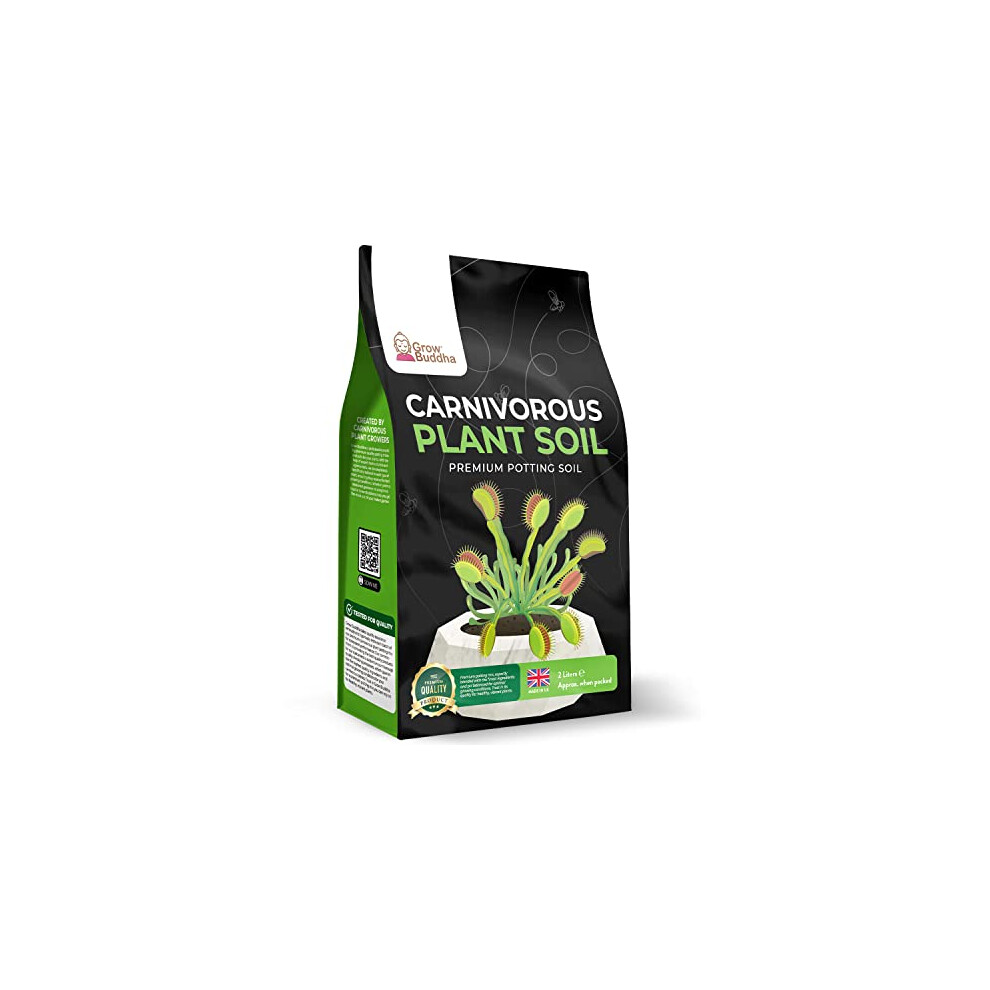 Carnivorous Soil - Natural Indoor Carnivorous Plant Potting Mix Compost - Enriched with Special Nutrients - Carnivorous Soil Compost Mix for Venus