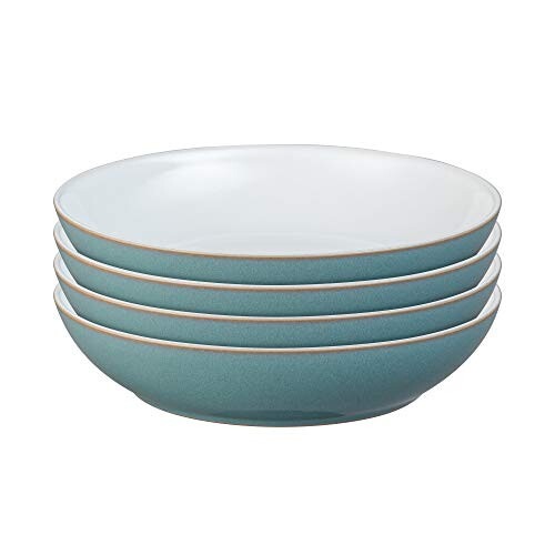 Denby 123048944 Azure 4 Piece Pasta Bowl Set