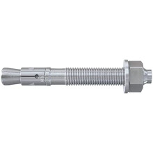 523136 FXA Through Bolt Wall Anchor 10/100 x 175 mm, Zinc Plated, Set of 20 Pieces