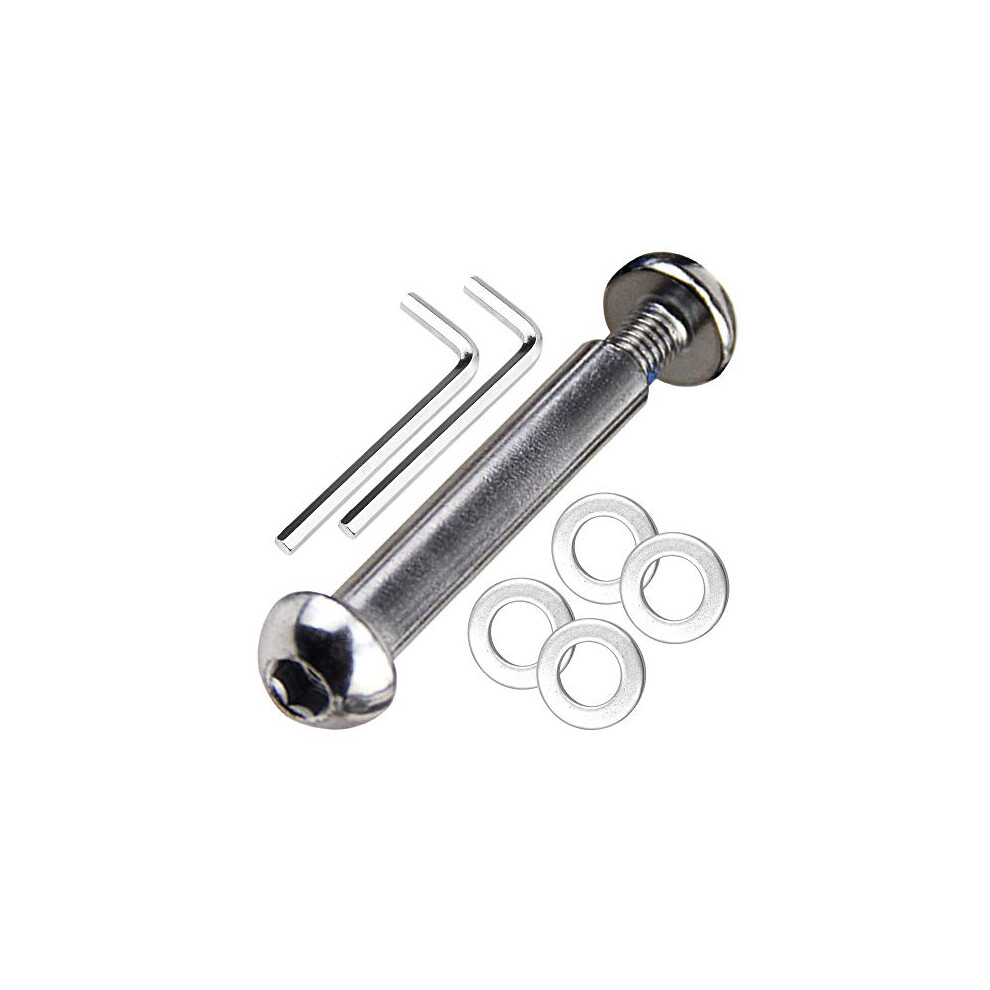 Otfaitp M8 8Mm X 28Mm-86Mm Scooter Front Rear Axle Bolt 8.8 Grade Carbon Steel For Stunt Scooter Dash Teen/Adult Kick Scooter-800+Lb Capacity