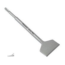 SDS Plus Chisel 250mm x 75mm Bent Flat Chisel Tile Chisel for Ceramic & Floor Tiles