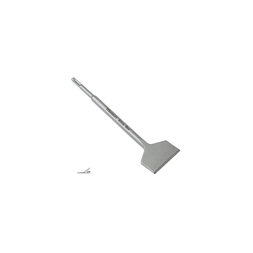 Sds Plus Chisel 250Mm X 75Mm Bent Flat Chisel Tile Chisel For Ceramic & Floor Tiles 746662580213
