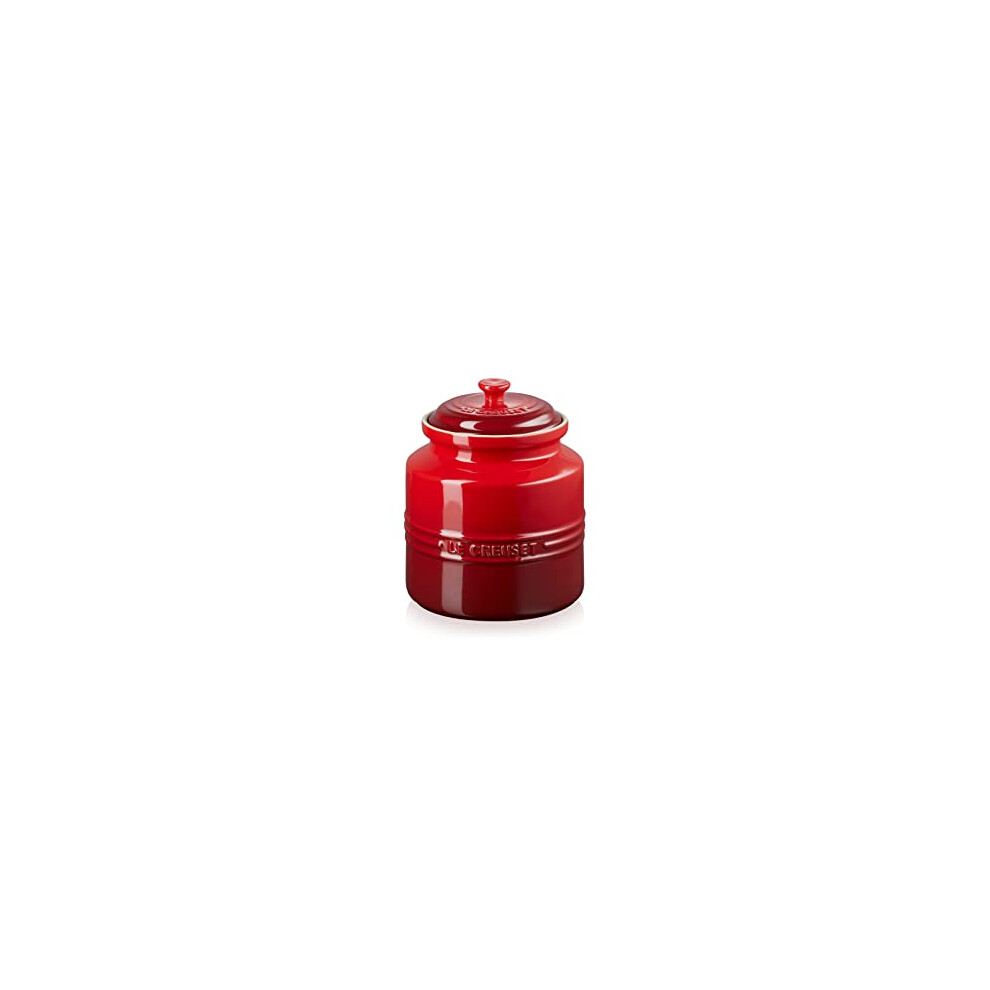 Enamelled Stoneware Biscuit Jar, 2.4 Litres, Cerise, 91026725060000