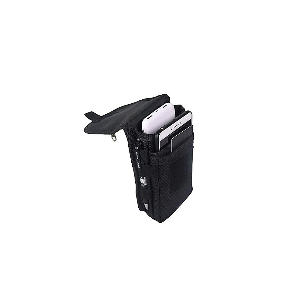 Large Smartphone Pouch,Tool Belt Pouch, Cell Phone Holster, Phone Case Tool Holder Gifts,Tactical Carrying Case Belt Loop Pouch Men's Waist Pocket For 771098498542