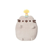Party Pusheen Small, Eco-friendly soft toy, Grey - Plush Soft Toy