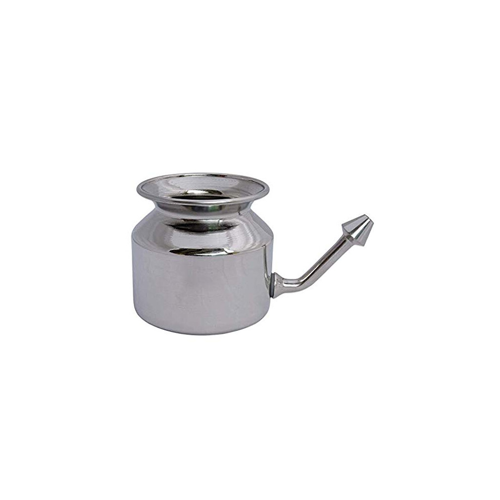 Ancientimpex Anicent Impex Stainless Steel Neti Pot With 5 Sachets Neti Salt And Instruction Leaflet For Nasal Cleansing