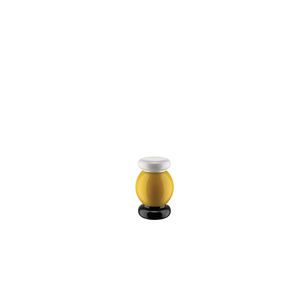 Alessi MP0210 Salt, Pepper and Spice Grinder in Beech-Wood, 100 Values Collection, White,Black,Yellow - Image 4