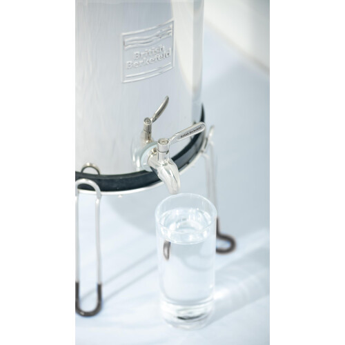 Replacement Gravity Tap for British Berkefeld Stainless Steel Gravity Drinking Water Filter Housing  Fits Other Gravity Filter Systems Too (Metallic 1