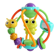 HCM Kinzel Bright Starts Clack & Slide Activity Ball interactive toy - Bright Starts Clack & Slide Activity Ball, Multicolour, Plastic, 0.5 yr(s), 3