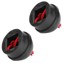 NA 2PCS Billiard Chalk Holder Rubber Chalk Holder Chalk Container Cap Accessory for Billiard Pool Table Stick Club