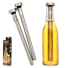 - 2PCS Beer Chiller Stick Instant Portable Stainless Steel Beer Drink Bottle Cooling Stick,Best for Home Bar, Party, Outdoor BBQ, Men Favorites