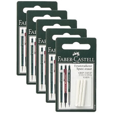 Ersatztusche - FABER-CASTELL - GRIP 1345/1347/EXECUTIVE - 3 Stück - Kunststoff - Weiß