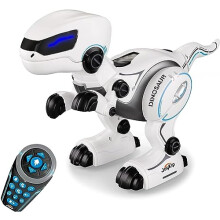 Remote Control Robot Smart Programmable RC Dinosaur Robot Toy for Kids - Walking Dancing Singing Roaring Dino Robots Toys with LED Lights Gift for