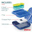 Zoku ZK311-BL Bento Boxes, Plastic, Neat Bento, Blue 2