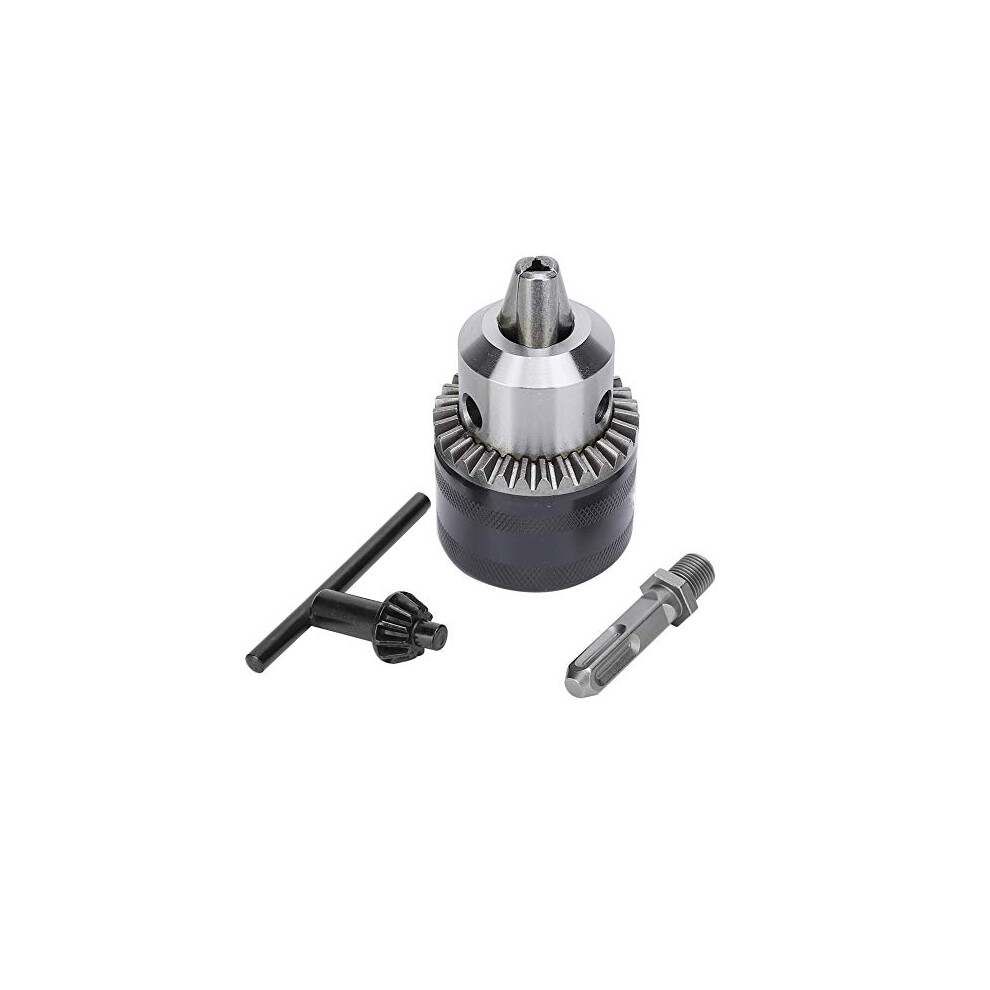 3.0-16Mm 1/2-20Unf Drill Chuck Adapter Kit, Unf Key Type Electric Drill Chuck With Sds Electric Hammer Square Shank Adapter 738585160597