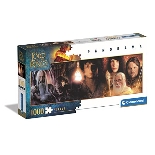 Clementoni Puslespil 1000 Panorama Ringenes Herre