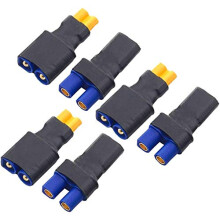 3Pairs No Wires XT30 to EC3 Plug Female Male Adapter Wireless Connector for RC FPV Drone Car Lipo NiMH Battery Charger ESC(6pcs)