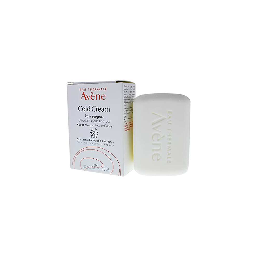 Cold Cream Soap by Avene for Women - 3.5 oz Bar Soap, 100g, C25489