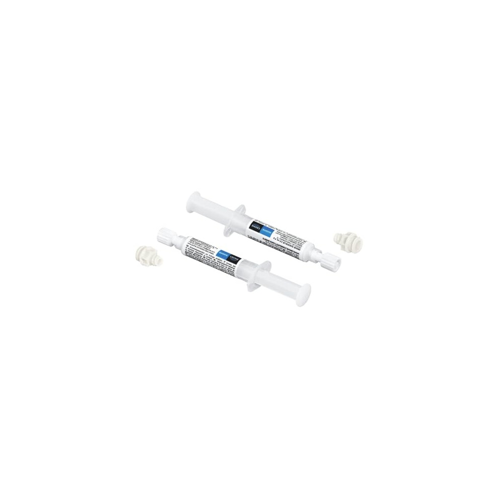 QuickGlue A2 - Contains 2 Syringes with Glue and 2 Adapters for GROHE QuickFix Bathroom Accessories for 2 Wall Mounting Plates, Curing Time 24 Hours,