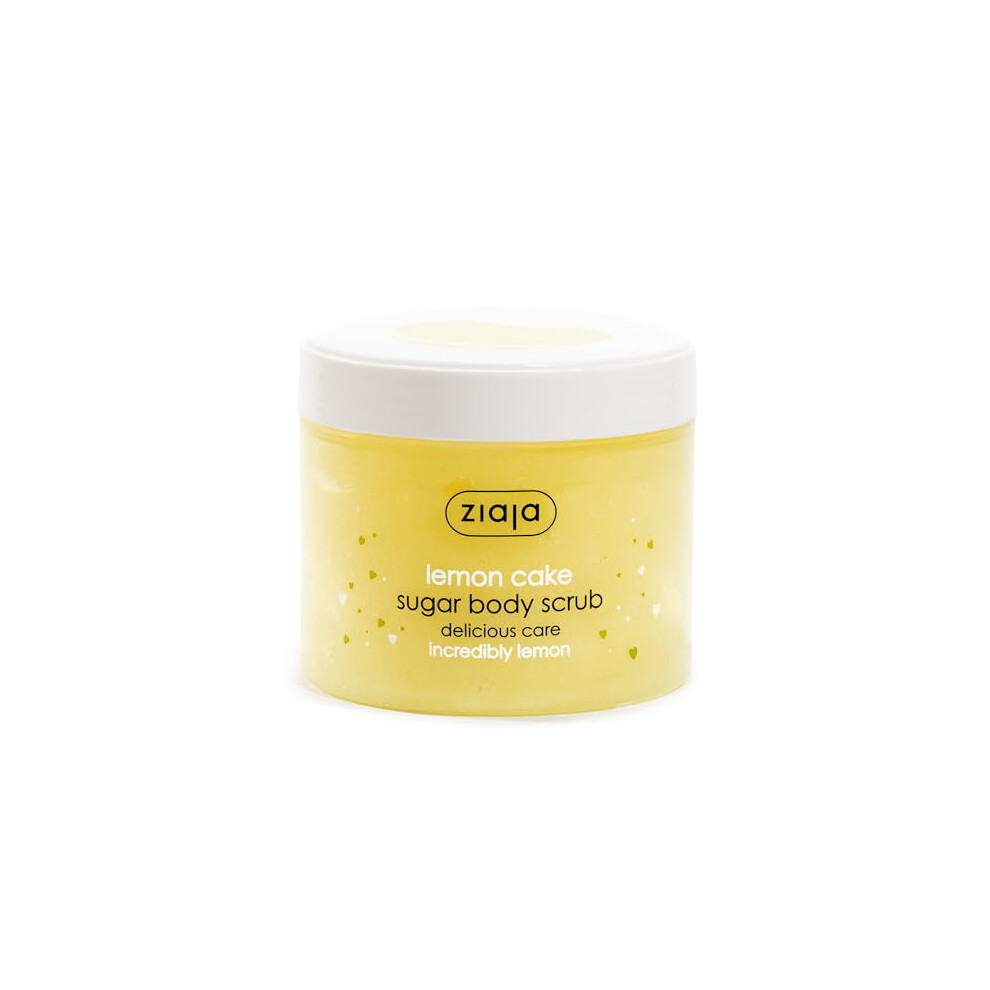 Ziaja Lemon Cake Sugar Body Scrub 300Ml