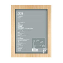 Decorative Picture Frame, 30 x 40 cm, Beech, 30 x 40 cm
